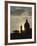 Silhouette at Sunset of Church, Chiesa Di San Frediano in Cestello, Florence, Tuscany, Italy-Christian Kober-Framed Photographic Print