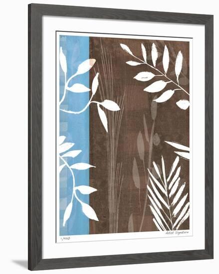 Silhouette Botanical I-Gayle Kabaker-Framed Giclee Print