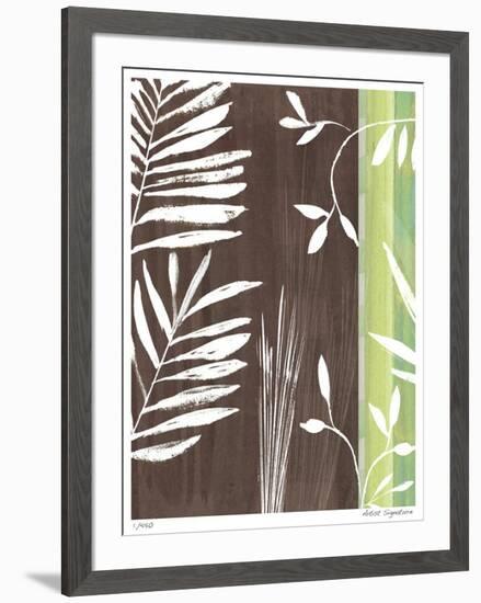 Silhouette Botanical II-Gayle Kabaker-Framed Giclee Print