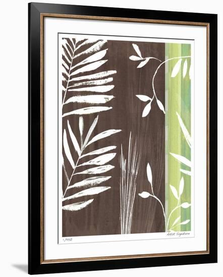 Silhouette Botanical II-Gayle Kabaker-Framed Giclee Print