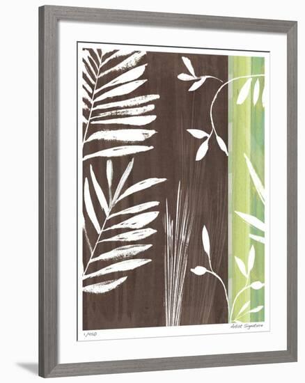 Silhouette Botanical II-Gayle Kabaker-Framed Giclee Print