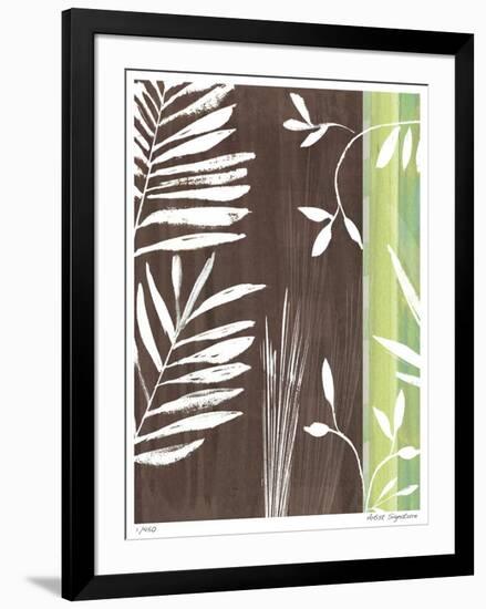 Silhouette Botanical II-Gayle Kabaker-Framed Giclee Print