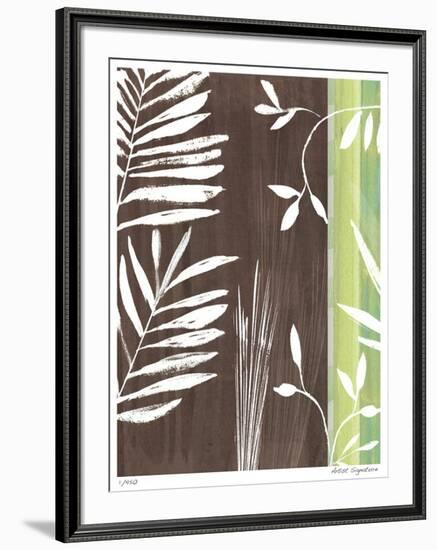 Silhouette Botanical II-Gayle Kabaker-Framed Giclee Print