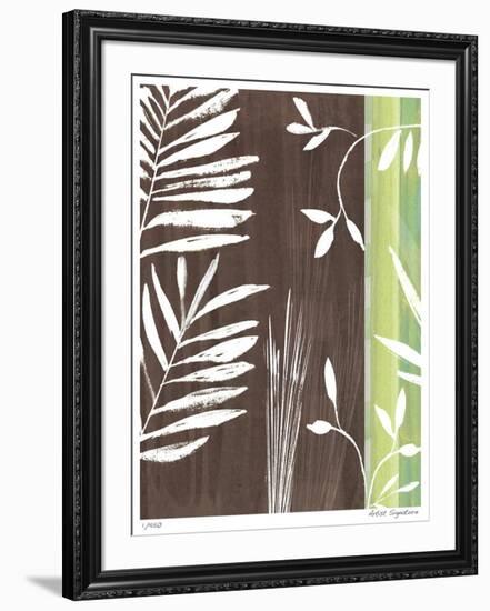 Silhouette Botanical II-Gayle Kabaker-Framed Giclee Print