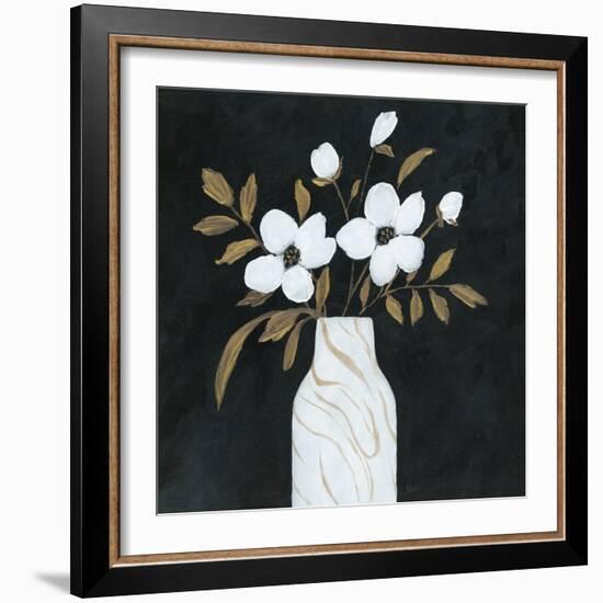 Silhouette Bouquet I-null-Framed Art Print