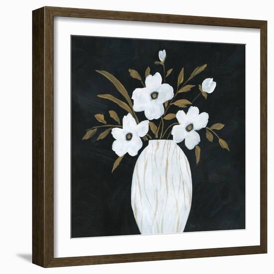 Silhouette Bouquet II-null-Framed Art Print