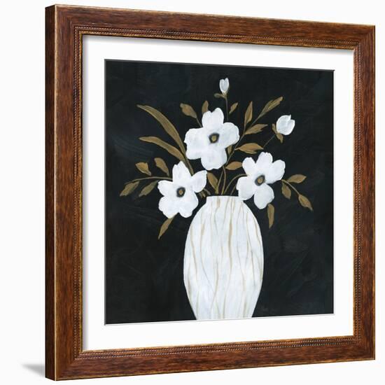 Silhouette Bouquet II-null-Framed Art Print