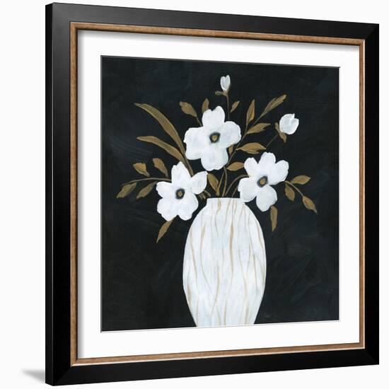 Silhouette Bouquet II-null-Framed Art Print