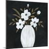 Silhouette Bouquet II-null-Mounted Art Print