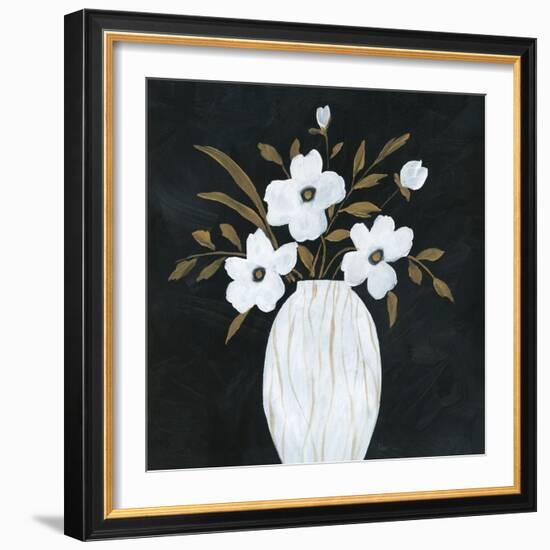 Silhouette Bouquet II-null-Framed Art Print