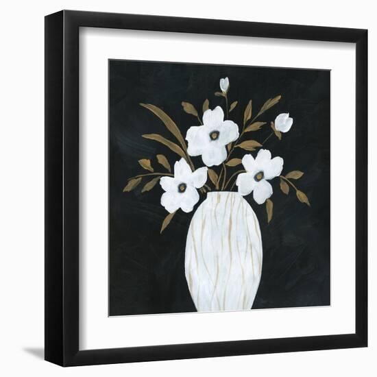 Silhouette Bouquet II-null-Framed Art Print