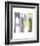 Silhouette - Chartreuse-Denise Duplock-Framed Art Print