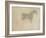 Silhouette d'un cheval, de profil à droite-Georges Seurat-Framed Giclee Print