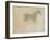 Silhouette d'un cheval, de profil à droite-Georges Seurat-Framed Giclee Print