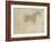 Silhouette d'un cheval, de profil à droite-Georges Seurat-Framed Giclee Print