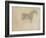 Silhouette d'un cheval, de profil à droite-Georges Seurat-Framed Giclee Print