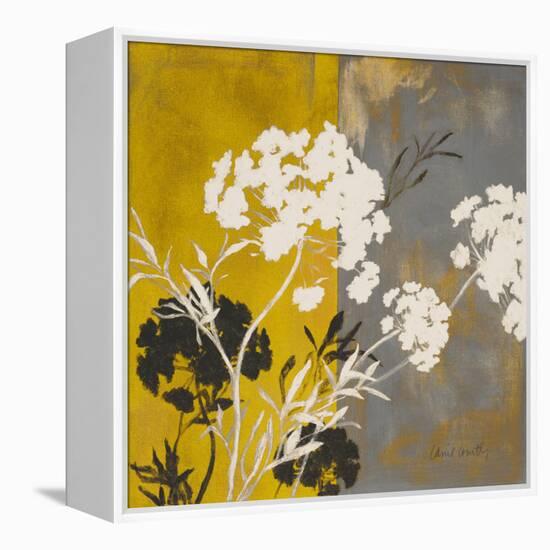 Silhouette Flowers I-Lanie Loreth-Framed Stretched Canvas