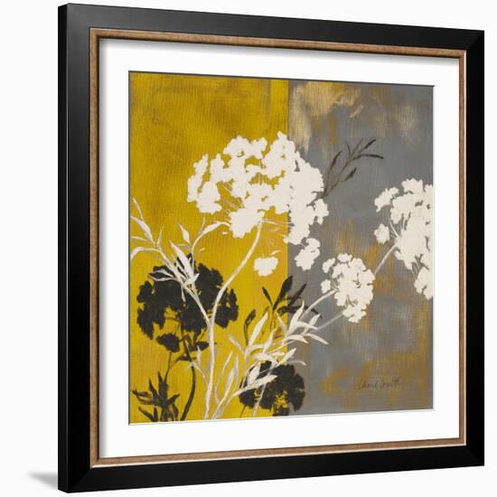 Silhouette Flowers I-Lanie Loreth-Framed Art Print
