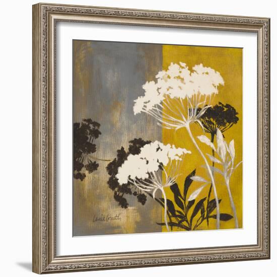 Silhouette Flowers II-Lanie Loreth-Framed Art Print