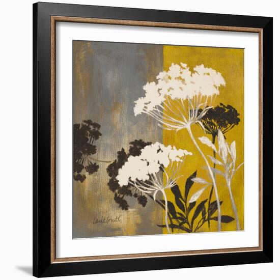 Silhouette Flowers II-Lanie Loreth-Framed Art Print