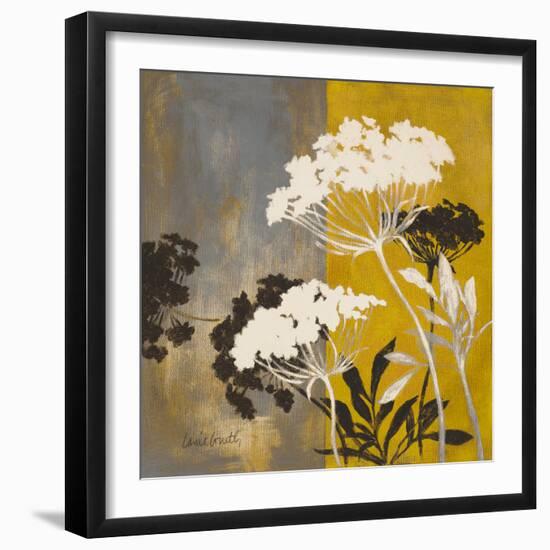 Silhouette Flowers II-Lanie Loreth-Framed Art Print