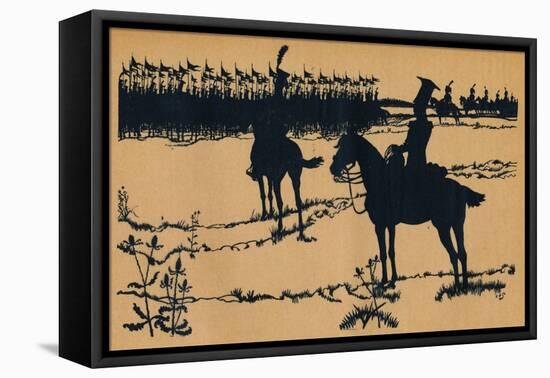 Silhouette for Ombres Chinoisses from Lepopee, 1898-Caran D'Ache-Framed Premier Image Canvas