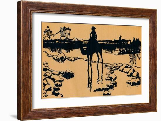 Silhouette for Ombres Chinoisses from Lepopee, 1898-Caran D'Ache-Framed Giclee Print