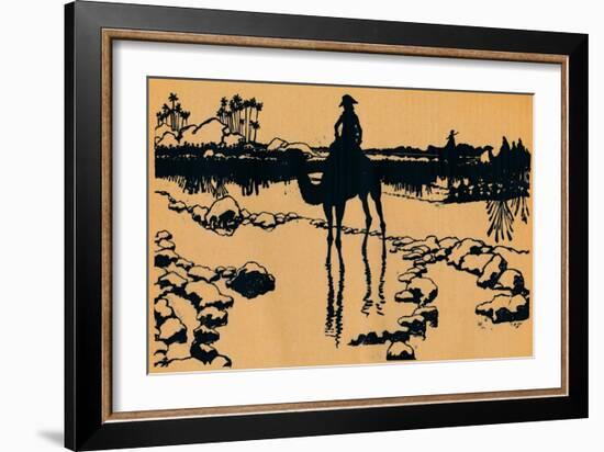 Silhouette for Ombres Chinoisses from Lepopee, 1898-Caran D'Ache-Framed Giclee Print