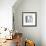 Silhouette, French Navy-Denise Duplock-Framed Giclee Print displayed on a wall