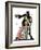 "Silhouette Maker", September 24,1927-Norman Rockwell-Framed Giclee Print