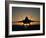 Silhouette of a F-22 Raptor-Stocktrek Images-Framed Photographic Print