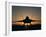 Silhouette of a F-22 Raptor-Stocktrek Images-Framed Photographic Print