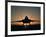 Silhouette of a F-22 Raptor-Stocktrek Images-Framed Photographic Print