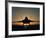 Silhouette of a F-22 Raptor-Stocktrek Images-Framed Photographic Print