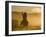 Silhouette of A Wrangler Swinging Lasso, Ponderosa Ranch, Seneca, Oregon, USA-Wendy Kaveney-Framed Photographic Print