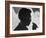 Silhouette of Actor/Comedian Bill Cosby with Cigar, Former Star of TV Series "I Spy"-John Loengard-Framed Premium Photographic Print