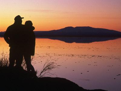 Silhouette Of Couple Turnagain Arm Anchorage Ak Photographic Print Danny Daniels Art Com
