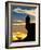 Silhouette of El Morro Fort, San Juan, PR-George Oze-Framed Photographic Print