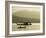Silhouette of Fishing Boat at Sunset, Puerto Princesa, Palawan, Philippines, Southeast Asia-Kober Christian-Framed Photographic Print