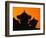 Silhouette of Japanese Temple-Charles O'Rear-Framed Photographic Print