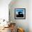 Silhouette of Life Guard Station at Sunset - Miami-Philippe Hugonnard-Framed Photographic Print displayed on a wall