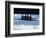 Silhouette of Men's Fours Rowing Team in Action, USA-null-Framed Photographic Print