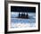 Silhouette of Men's Fours Rowing Team in Action, USA-null-Framed Photographic Print