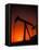 Silhouette of Oil Pump Jack, Tulsa, Oklahoma-Bill Bachmann-Framed Premier Image Canvas