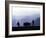 Silhouette of Ploughmen with Oxen, Colca Canyon, Peru-John Warburton-lee-Framed Photographic Print