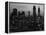 Silhouette of the Empire State Building and Other Buildings without Light During Wartime-Andreas Feininger-Framed Premier Image Canvas