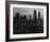 Silhouette of the Empire State Building and Other Buildings without Light During Wartime-Andreas Feininger-Framed Photographic Print