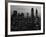 Silhouette of the Empire State Building and Other Buildings without Light During Wartime-Andreas Feininger-Framed Photographic Print