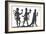 Silhouette of the Three Kings-English-Framed Giclee Print
