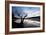 Silhouette of Tree Against Lake-Mark Sunderland-Framed Photographic Print